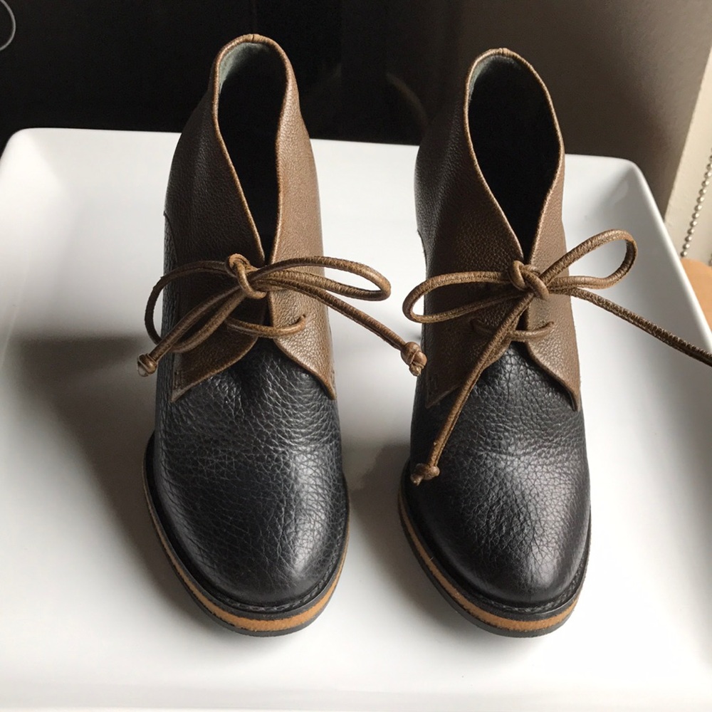 Balenciaga Paris Two-Tone Booties 37 - Picture 3 of 8